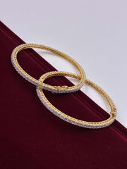 CZ Delicate openable Bangle