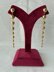 Western Sequence of balls Long Earring