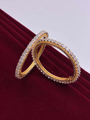 CZ Ornate single line Bangle
