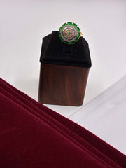 CZ Emerald Gorgeous Circular Finger Ring
