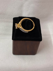 CZ Solitaire Finger Ring