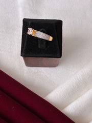 CZ Solitaire Finger Ring