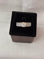 CZ Solitaire Finger Ring