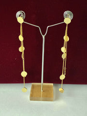 Western Long Dangle with Chain Drop Earring