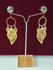 Western Leaf Drop Earring
