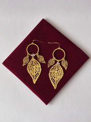 Western Leaf Drop Earring