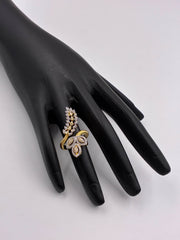 CZ Sparkle Designer Finger Ring