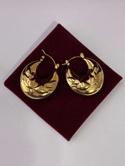 Western Anti-Tarnish Designer Huggie Hoop Earring