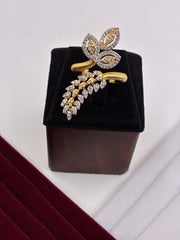 CZ Sparkle Designer Finger Ring