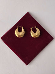 Western Anti-Tarnish Designer Huggie Hoop Earring