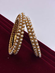 Antique Pearl Traditional Pachheli Bangle