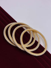 Antique Pearl Traditional Single line Bangle