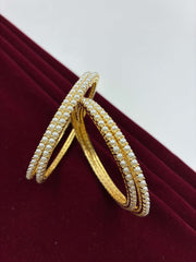 Antique Pearl Traditional Single line Bangle