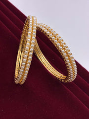 Antique Pearl Single line Bangle