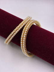 Antique Pearl Single line Bangle