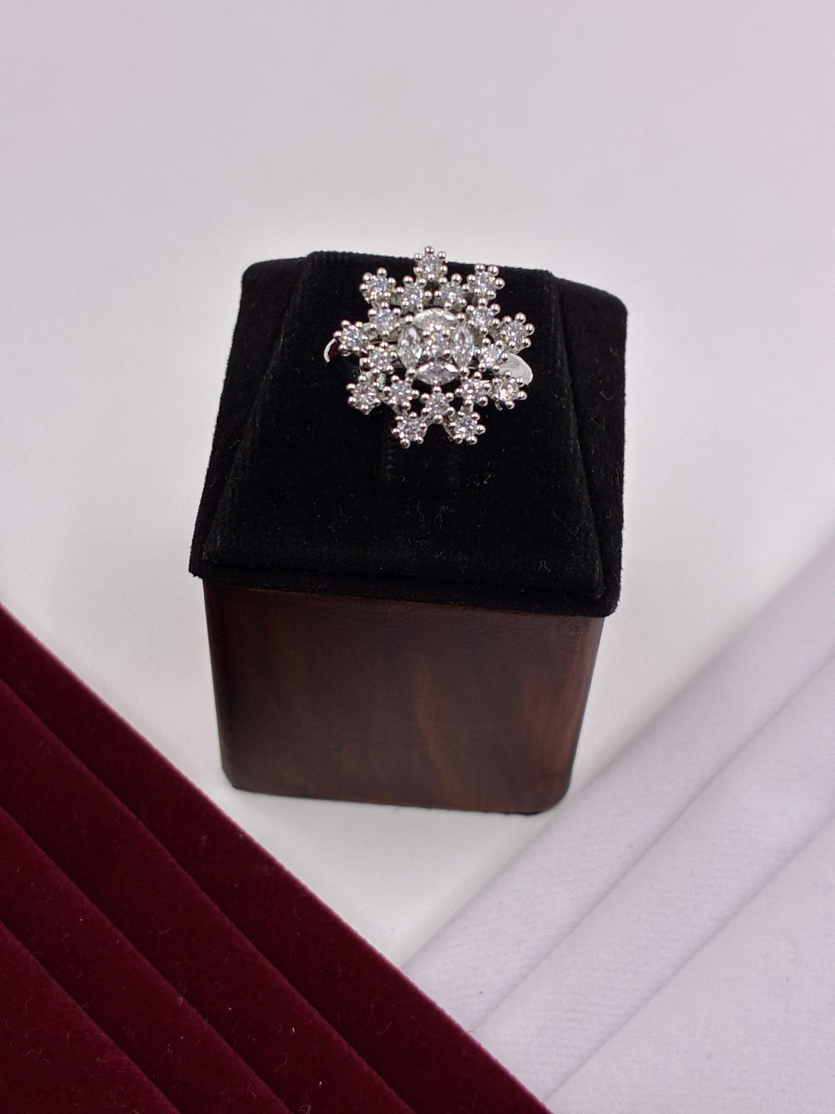 CZ Rich Radiant Finger Ring