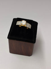 CZ Solitaire Finger Ring