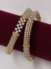 CZ Sparkling Designer Bangle