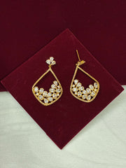 Antique Stone Drop Earring