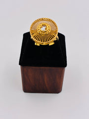 Antique Golden Classic Finger Ring