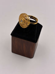 Antique Golden Classic Finger Ring