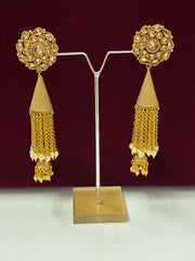 Antique Conical Shape Tassel Drop Earring