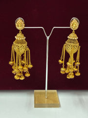 Antique Artistic Chain Layered Long Earring