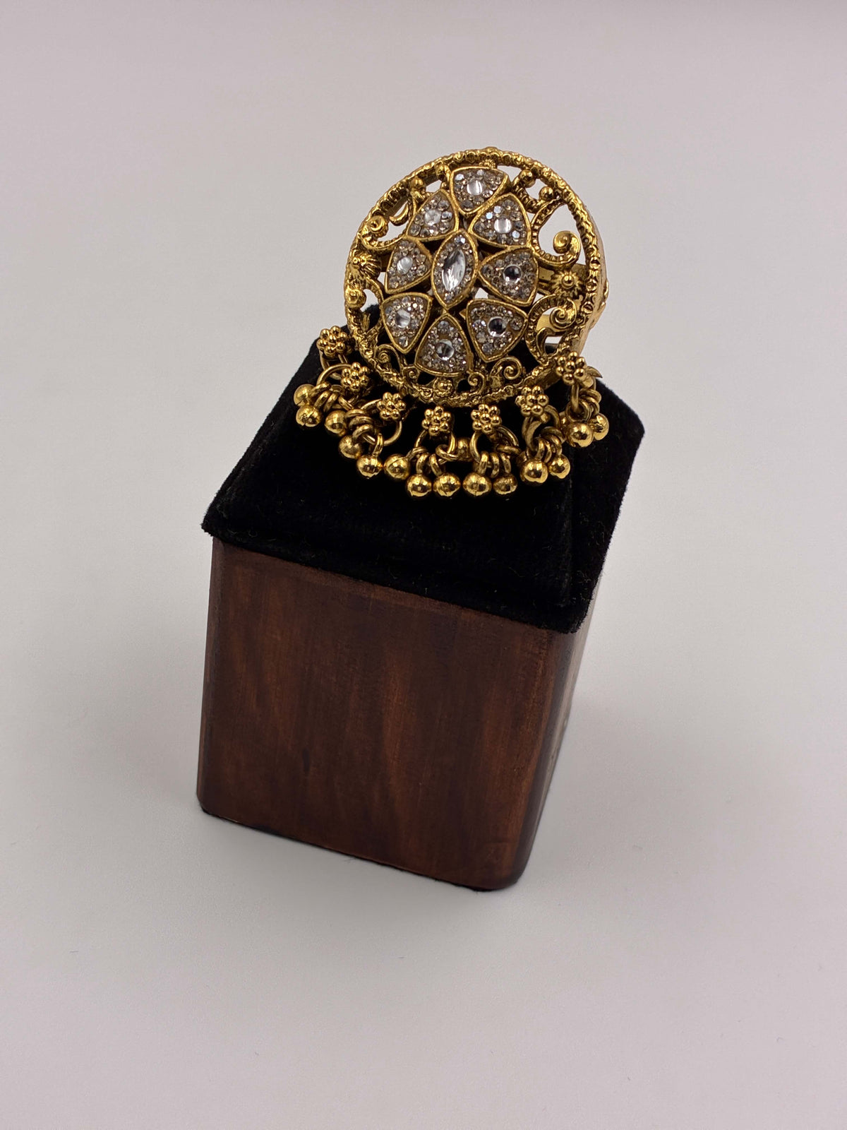 Antique Stylish Ghungroo Finger Ring