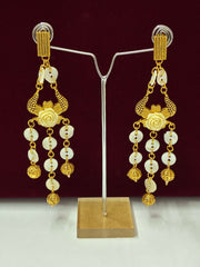 Antique Designer Long Beaded Statement Earring