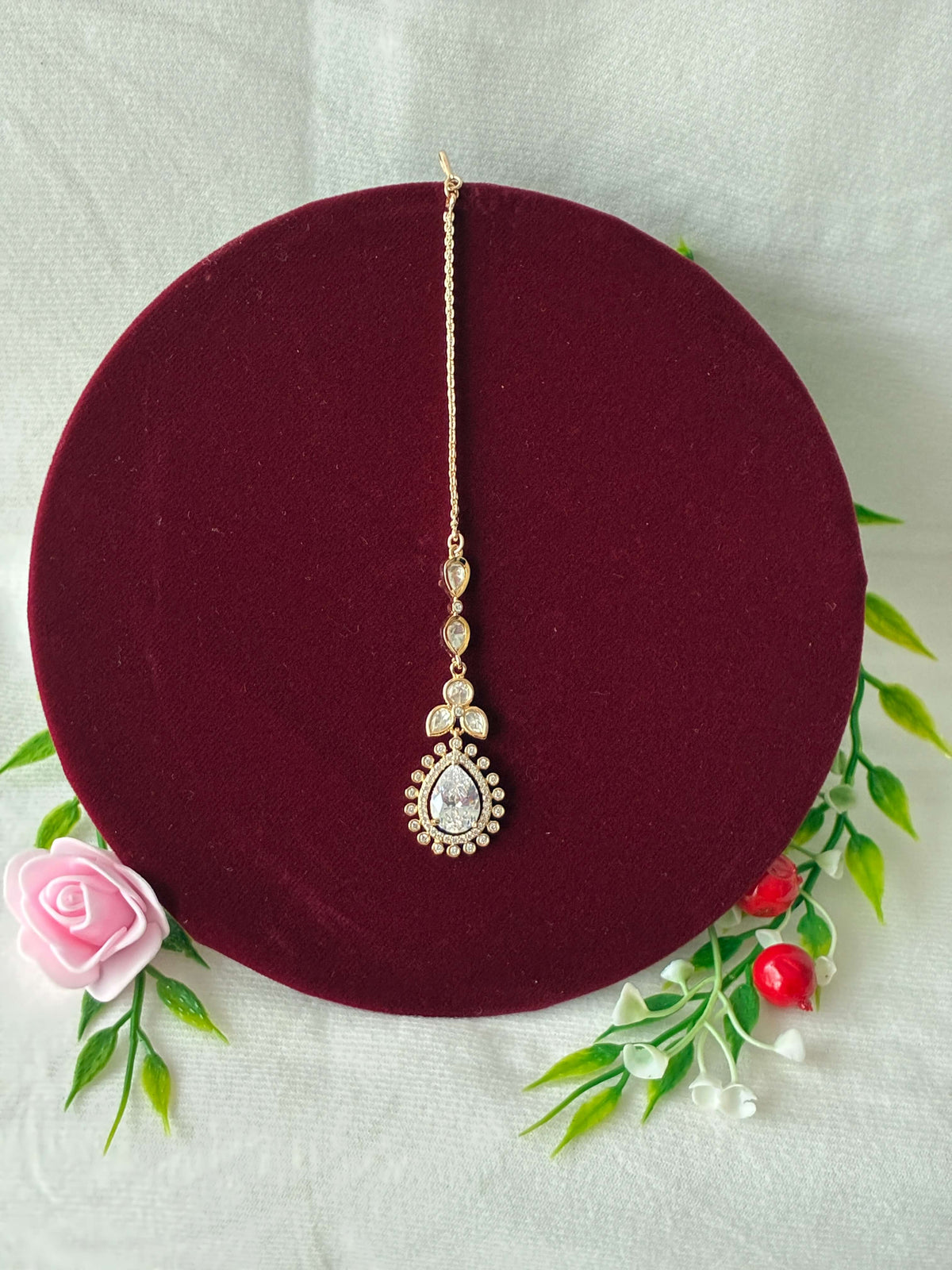 Kundan Designer Mang Tika