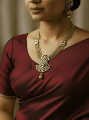Antique Multi chain Designer Necklace Set