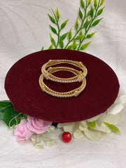 CZ Intermittent Floral Designer Bangle