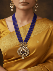 Antique Peacock Design Necklace Set