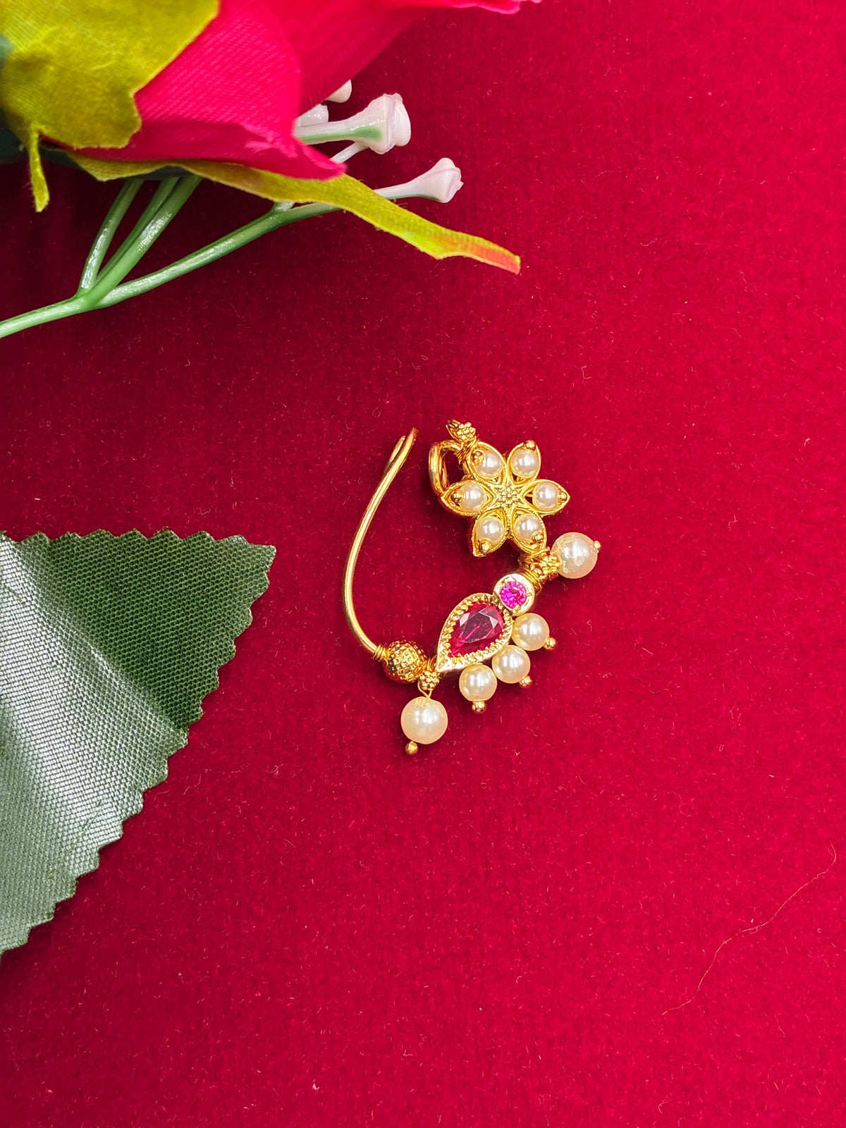 Antique Moti traditional Nose Ring