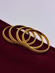 Timeless Beautiful Bangle with Gold Platin