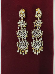 CZ Long Chand Earring