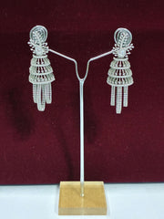 CZ Stylish unique Jhumka Earring