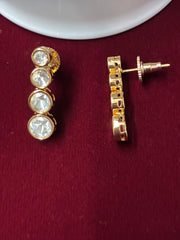 Kundan Classic Line Necklace Set