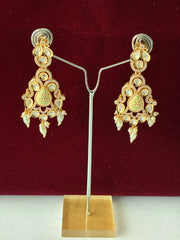 Kundan Meenakari designer Earring