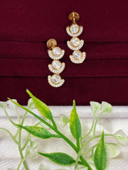 Kundan Moon Earring