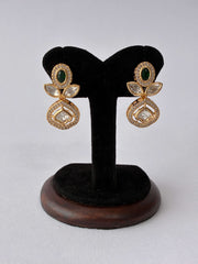 Kundan Emerald Green Classic Earring