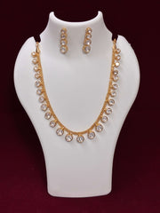 Kundan Classic Line Necklace Set