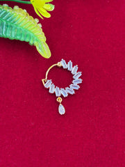 CZ Two Tone Sequence Nose Ring