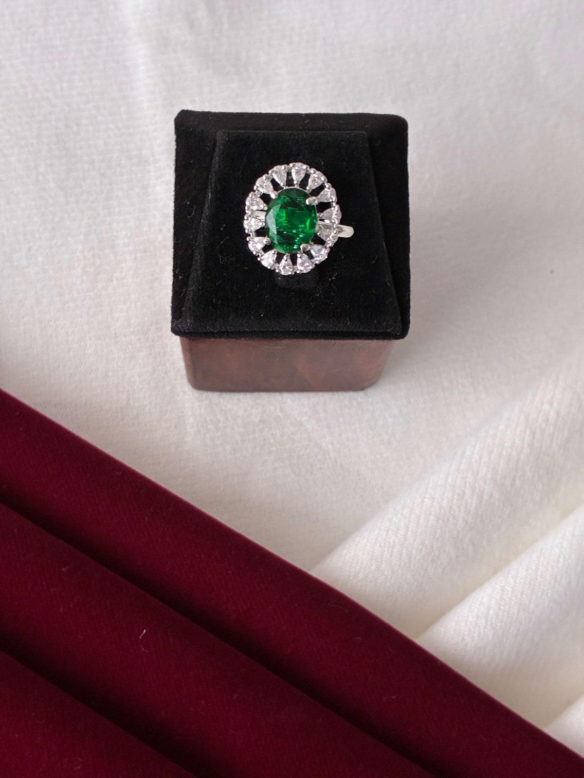 CZ Classic adjustable Finger Ring