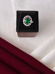 CZ Classic adjustable Finger Ring