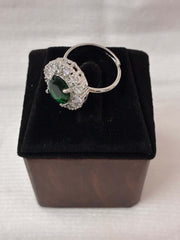 CZ Classic adjustable Finger Ring