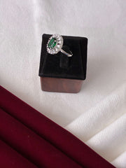 CZ Classic adjustable Finger Ring