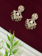 Kundan Emerald Green Splendid Earring
