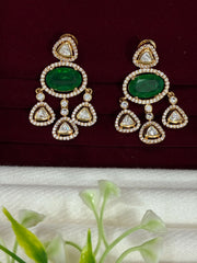 Kundan Chandelier Drop Earrings