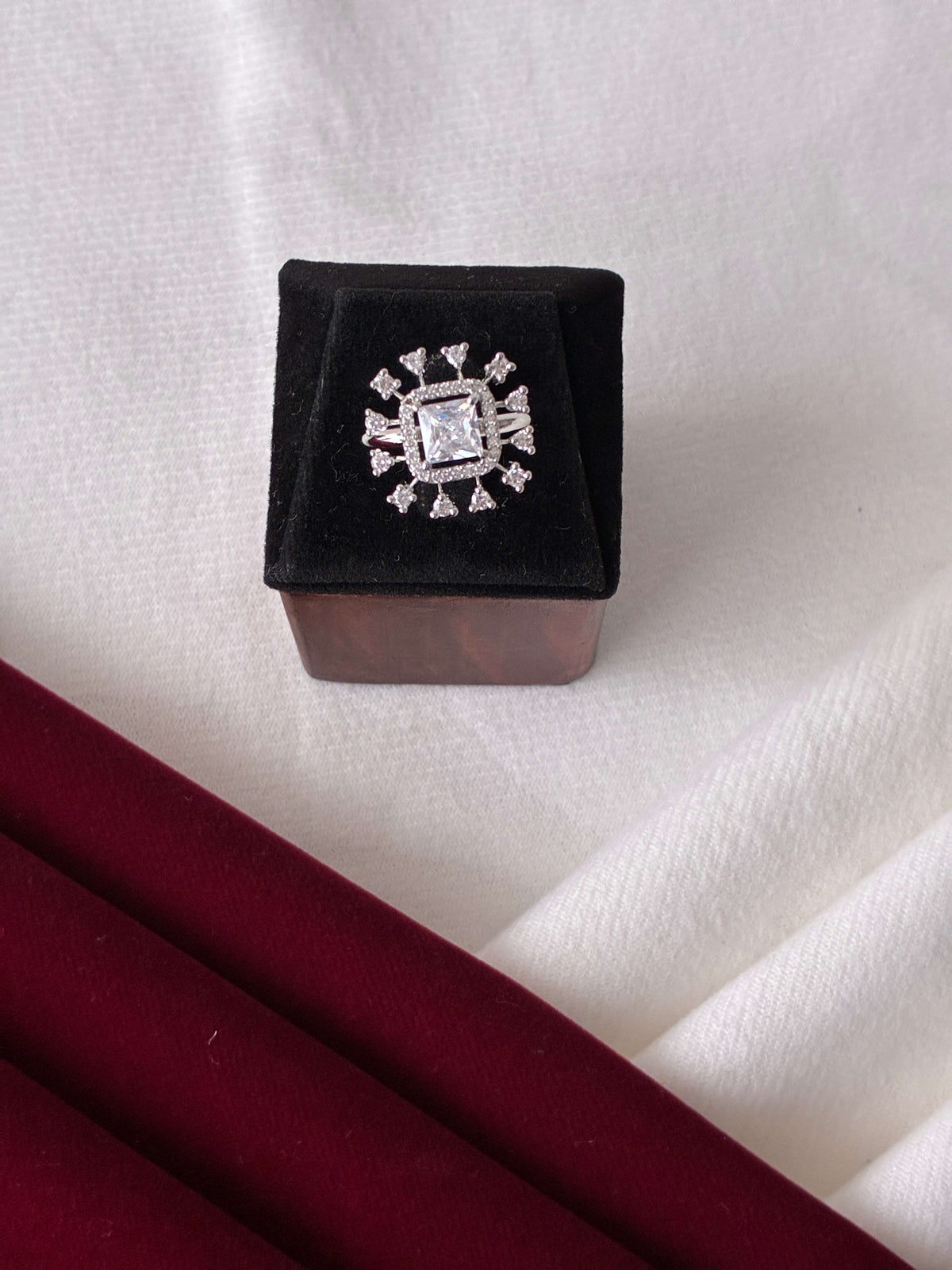 CZ Classic Delicate Finger Ring